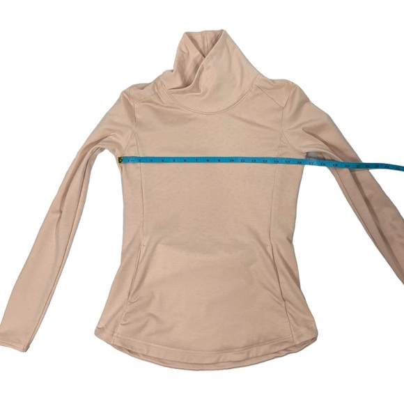 CALIA Womens Long Sleeve Athletic Running Shirt Animal Print Pale Pink - Picture 6 of 13